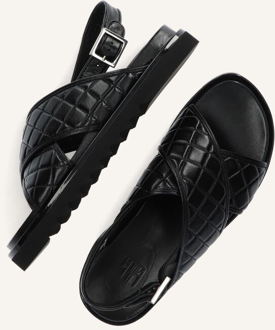 Zwarte BILLI BI Platte sandalen 4190 Zwarte BILLI BI Platte sandalen 4190 - large