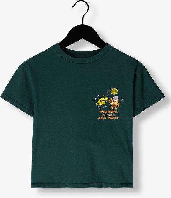 Donkergroene AMERICAN VINTAGE T-shirt FIZVALLEY - large