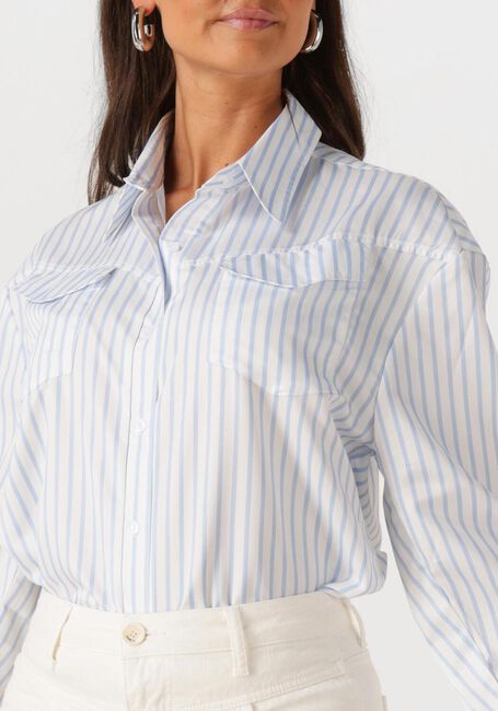 Lichtblauwe EST'SEVEN Blouses FRANKY BLOUSE - large
