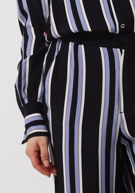 Zwarte VANILIA Wijde broek STRIPED WIDE LEG - large