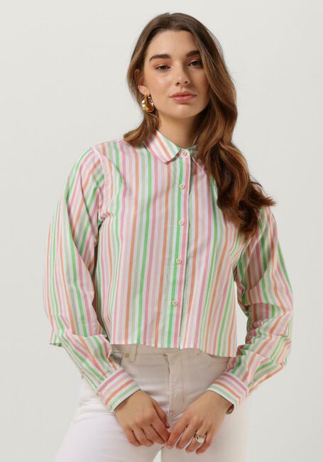 Multi SCOTCH & SODA Blouse MULTI STRIPED BOXY FIT SHIRT - large