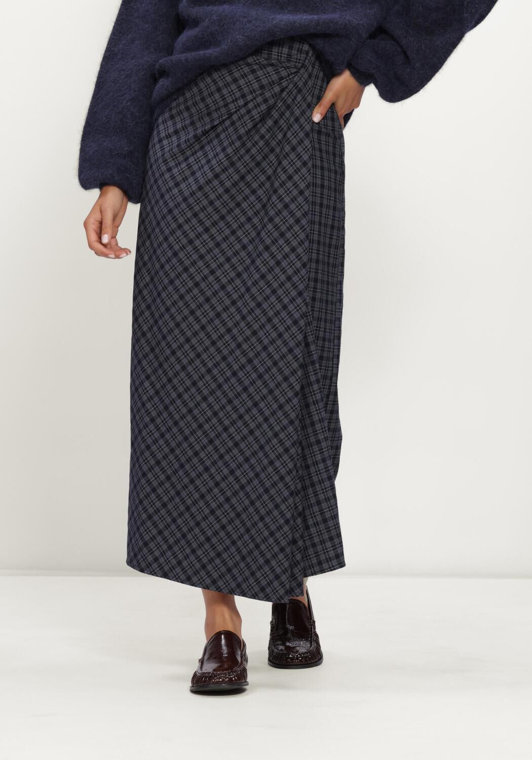 Donkergrijze NOTRE-V Maxirok NV-ISADORA NAVY - large
