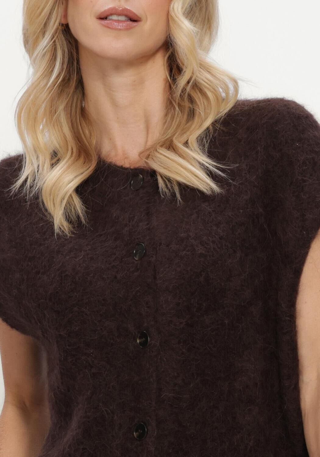 Bruine MSCH COPENHAGEN Top MSCHTILA SALMIA VEST - large