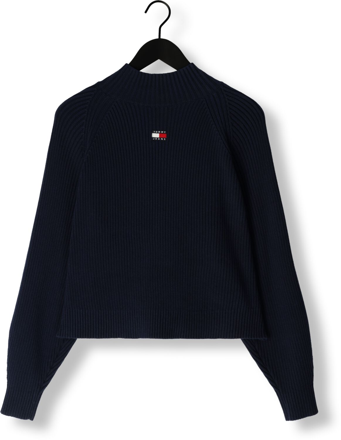 TOMMY JEANS Dames Truien & Vesten Tjw Badge Mockneck Sweater Blauw