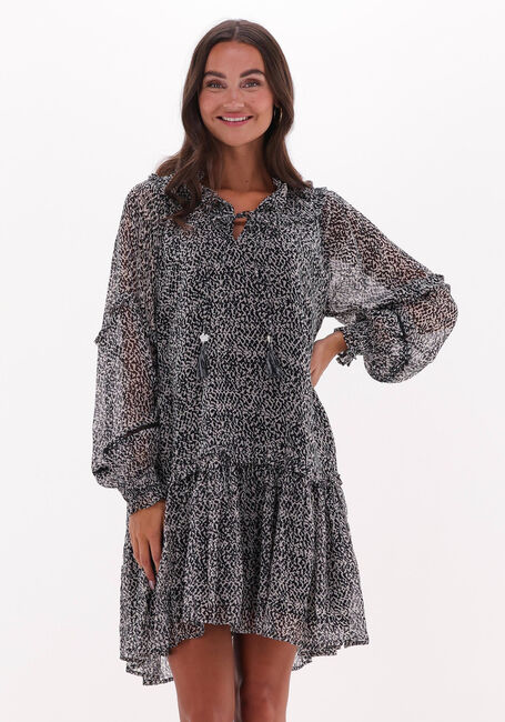 Zwarte MOLIIN Midi jurk TIANA - large