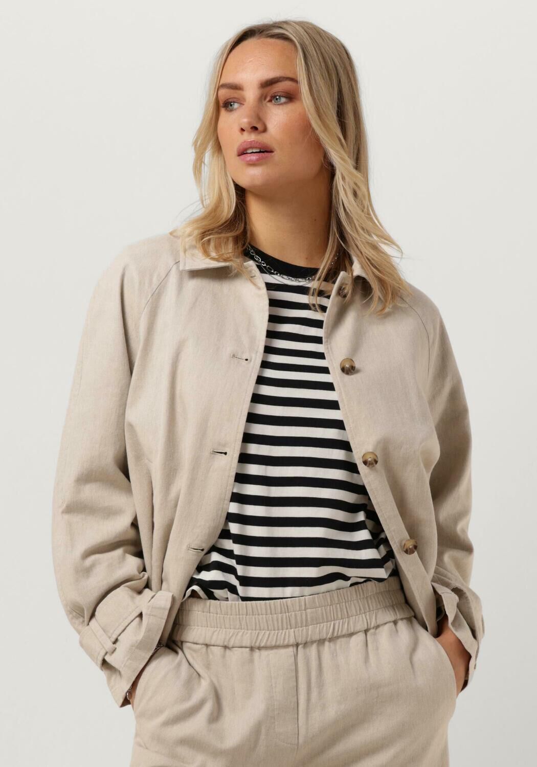 MODSTRÖM Modström Dames Jassen Parkmd Short Jacket Beige