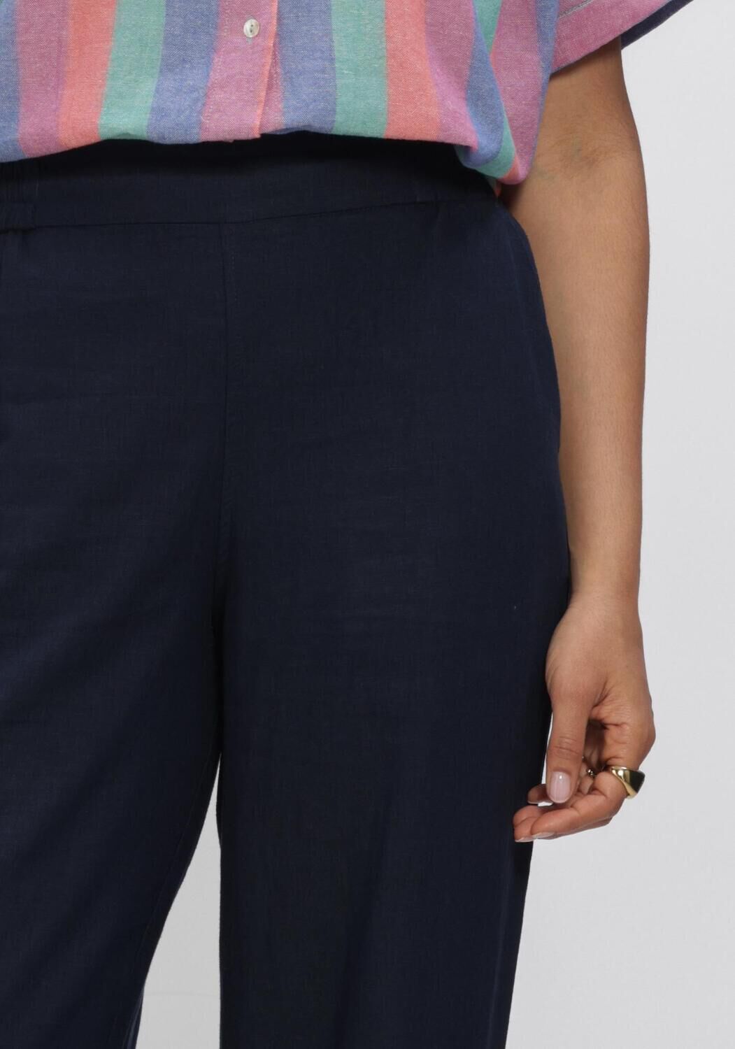 Blauwe FIVEUNITS Wijde broek LINEAFV 763 - large