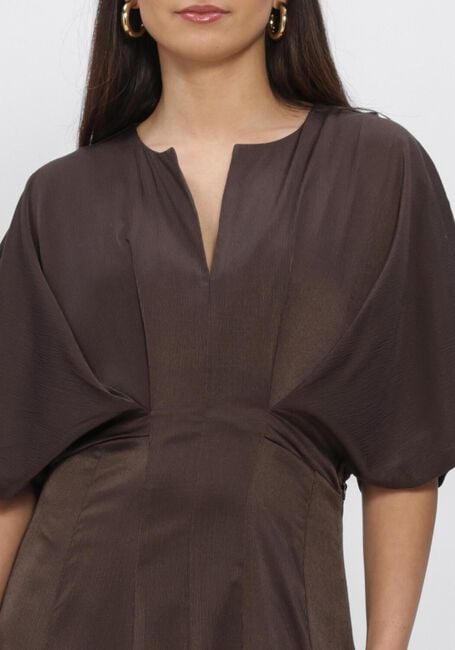 Bruine COPENHAGEN MUSE Midi jurk CMVIANNA-DRESS - large