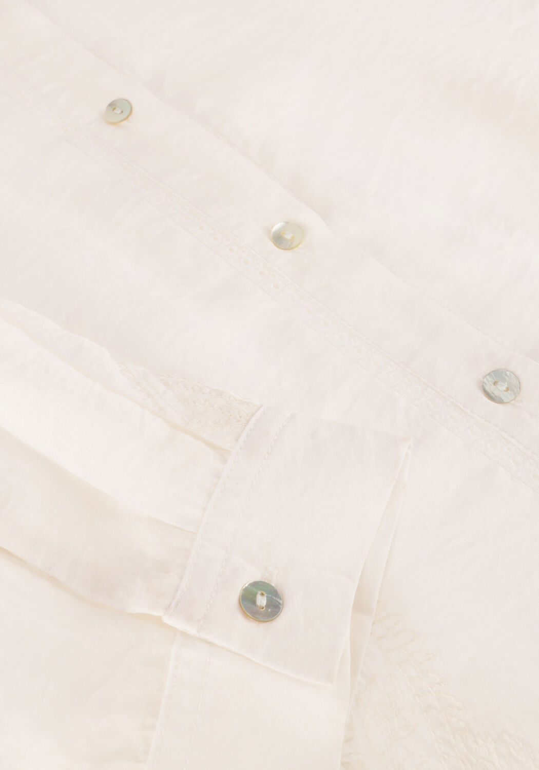 Gebroken wit NUKUS Blouses ROSAN BLOUSE EMBROIDERY - large