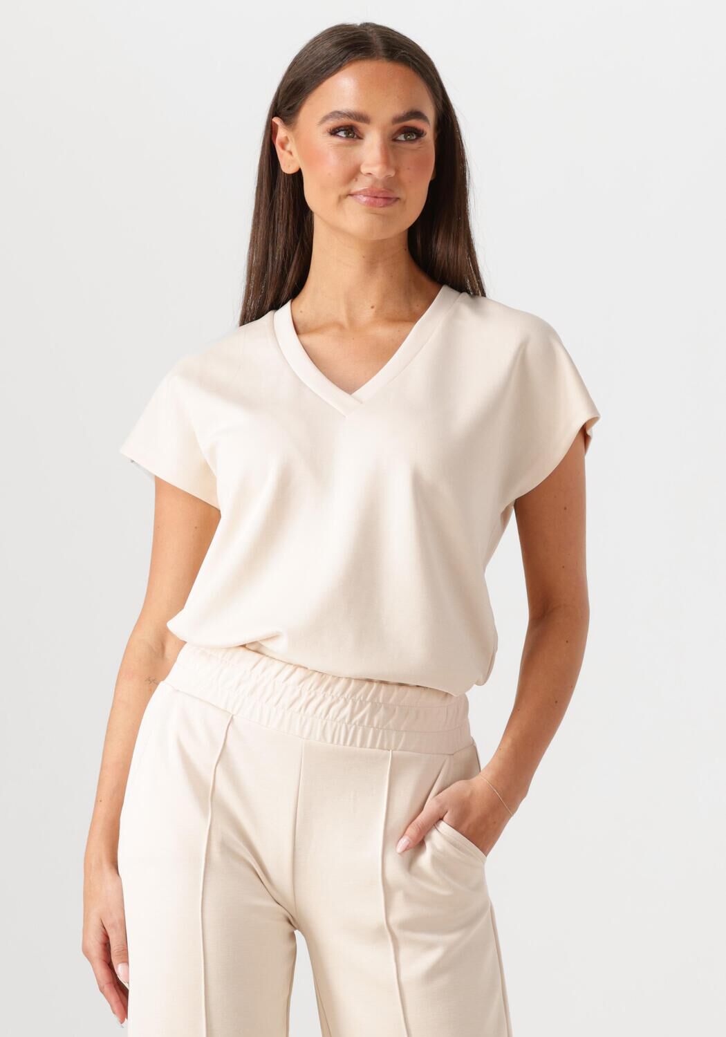 AIMEE THE LABEL Dames Tops & T-shirts Ingrid2 Beige