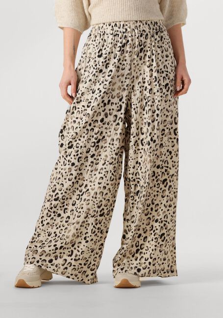 Beige MSCH COPENHAGEN Wijde broek MSCHALYONA VLORA HW PANTS AOP - large
