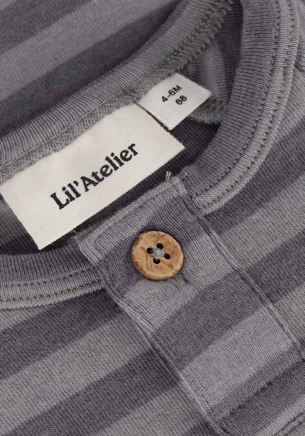 Grijze LIL' ATELIER Rompers NBMGEO LS SLIM BODY - large