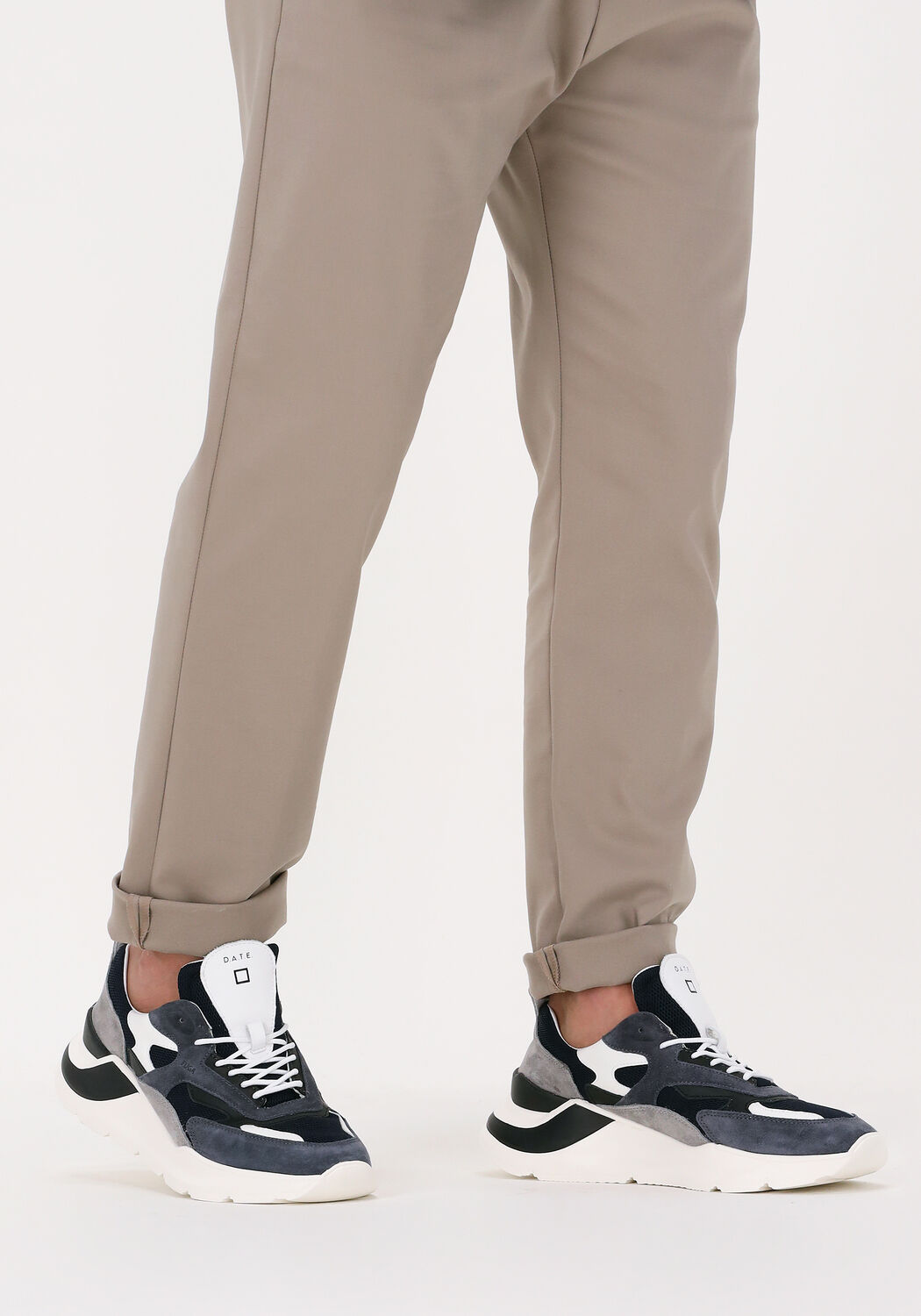 Blauwe D.A.T.E Lage sneakers FUGA HEREN - large