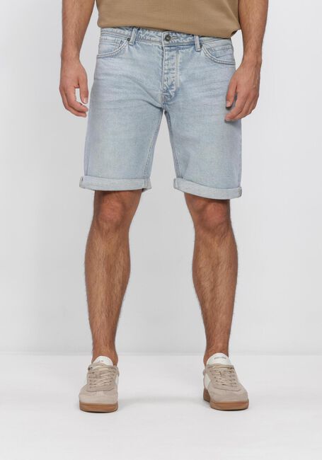 Lichtblauwe PURE PATH Shorts THE MILES SLIM FIT SHORT - large