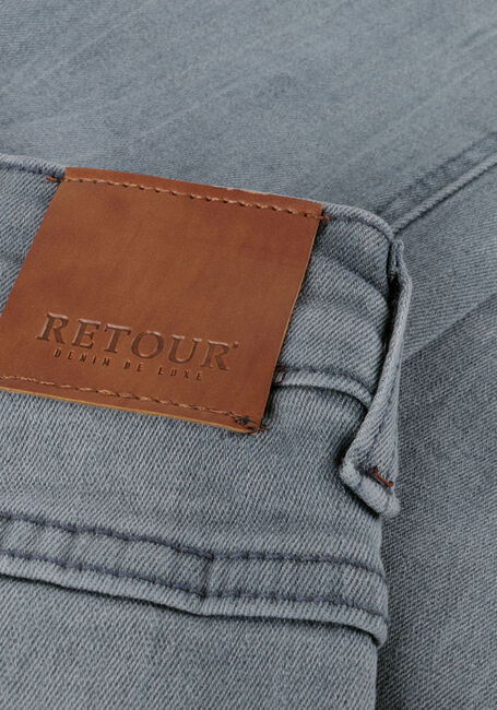 Blauwe RETOUR Tapered jeans WULF STORM BLUE - large