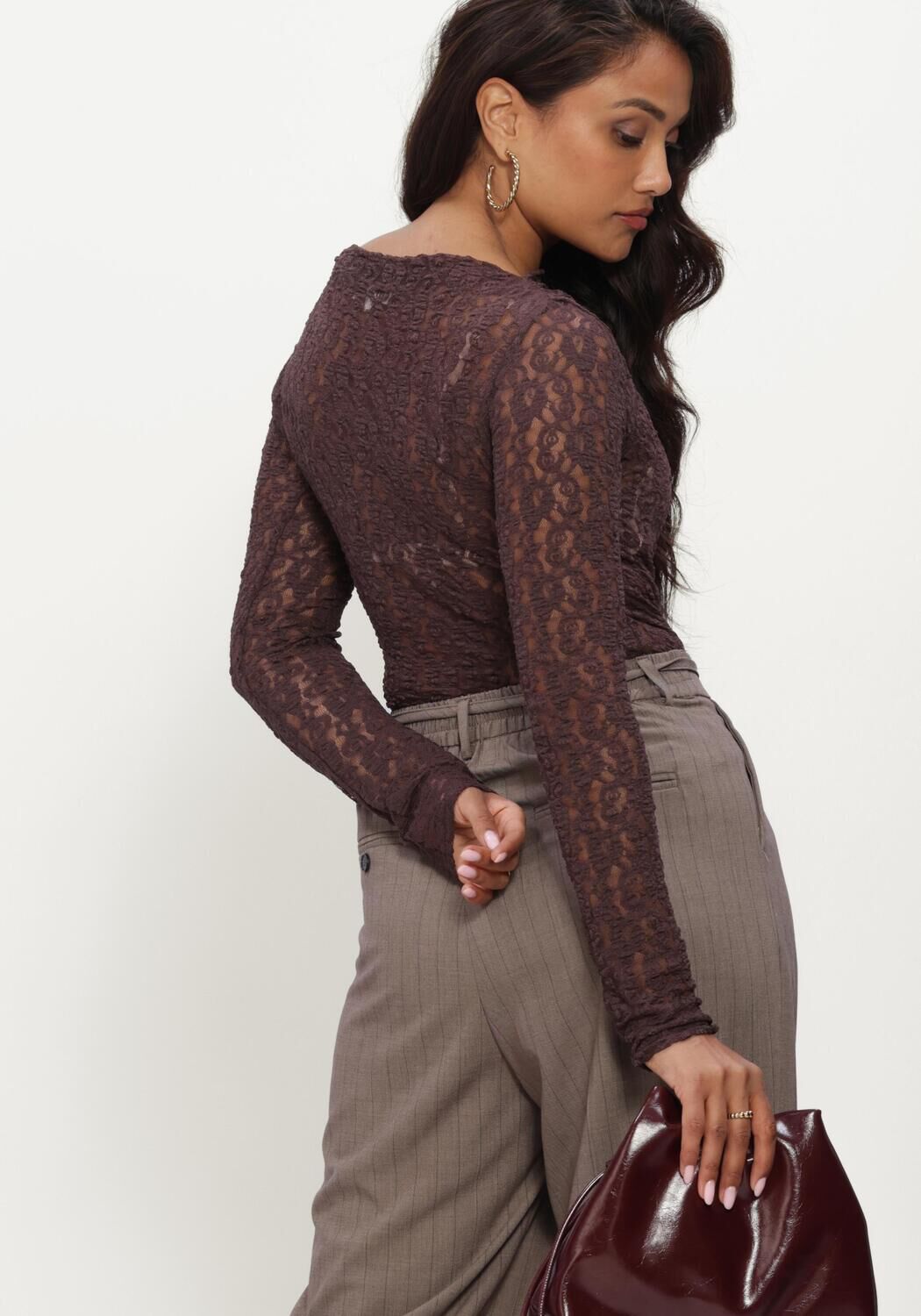 Bruine GRACE & MILA Top TOP - large