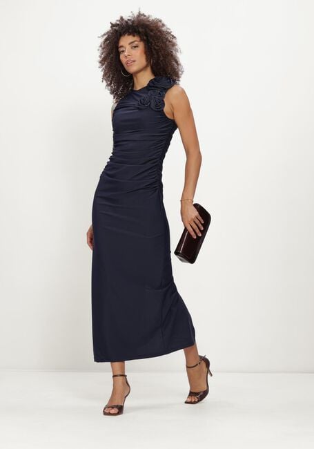 Donkerblauwe Y.A.S. Maxi jurk YASDONA SL LONG DRESS - SHOW - large