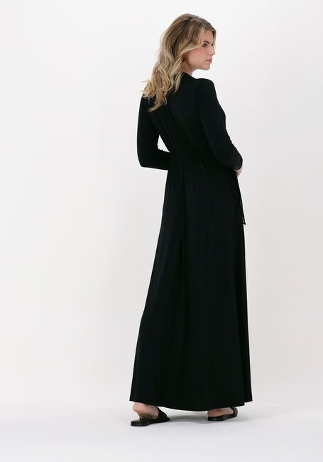 Zwarte VANILIA Maxi jurk UNI LONG DRAPE DRESS - large