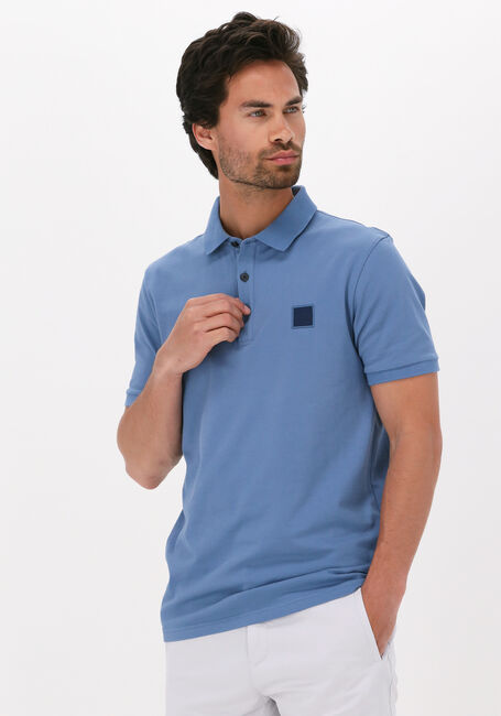 Blauwe BOSS ORANGE Polo PASSENGER - large