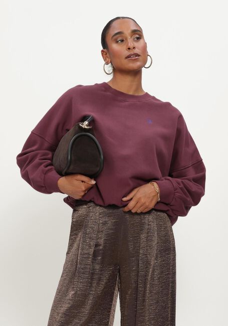 Bordeaux BY-BAR Sweater MALYN LOGO SWEATER - large