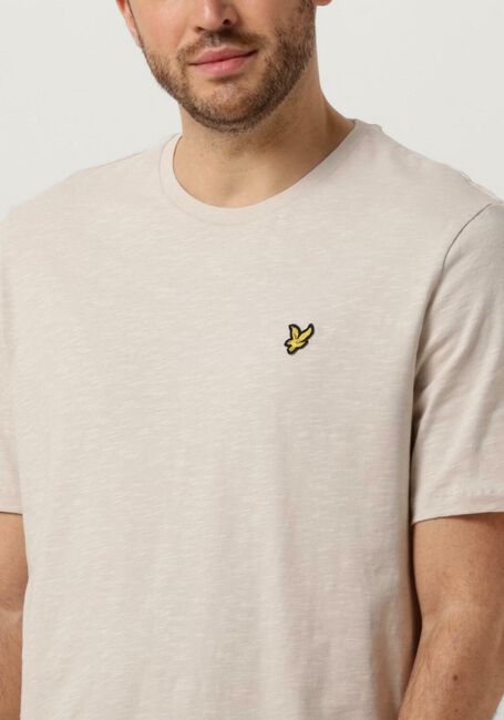 Beige LYLE & SCOTT T-shirt SLUB T-SHIRT - large