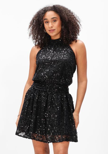 Zwarte NEO NOIR Mini jurk AZERA LACE DRESS - large