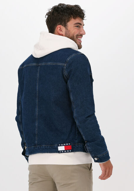 Blauwe TOMMY JEANS Spijkerjas RGLR SHERPA TRKR JCKT BE551 DB - large