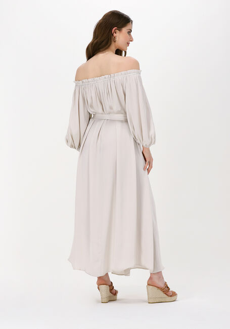 Zand ACCESS Maxi jurk SHOULDER SATIN DRESS | Omoda