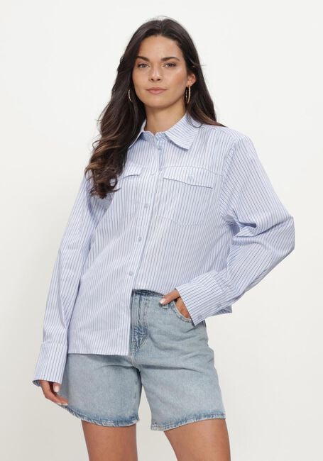 Lichtblauwe NOTRE-V Blouses NV-IRMA - large
