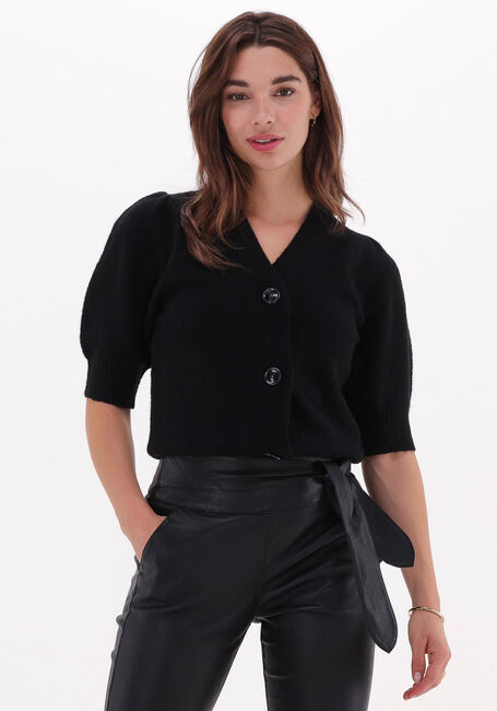 Zwarte NEO NOIR Vest MARS KNIT CARDIGAN - large