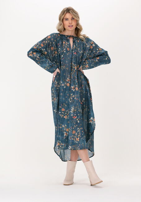 Blauwe MES DEMOISELLES Midi jurk YUNA DRESS - large