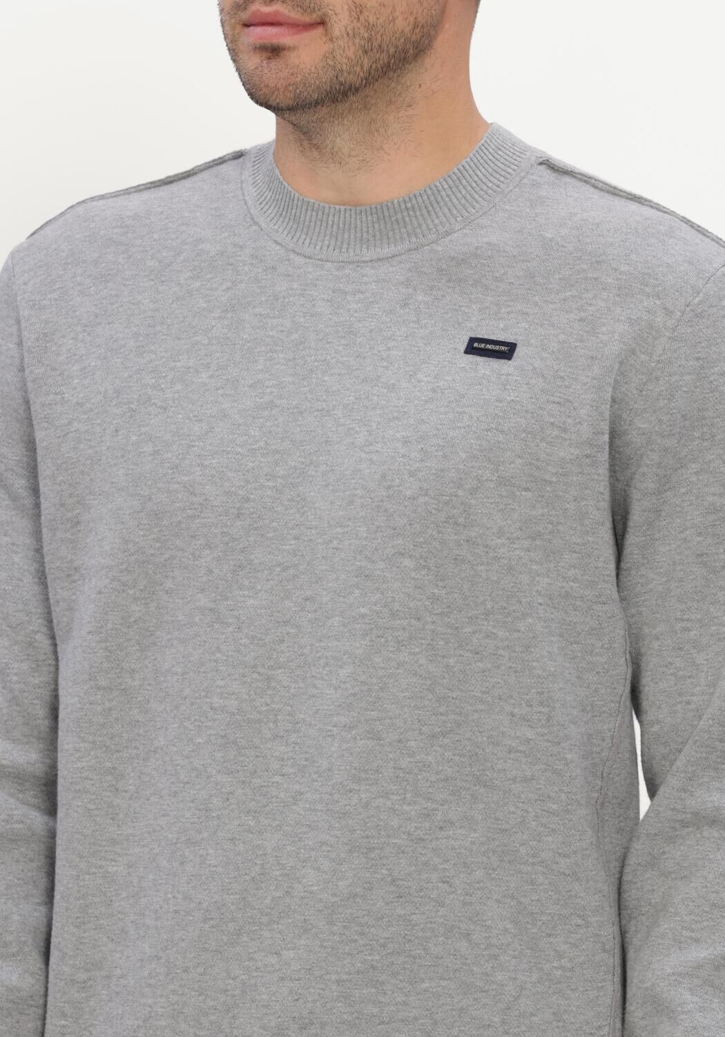 Lichtgrijze BLUE INDUSTRY Trui KNITWEAR - large