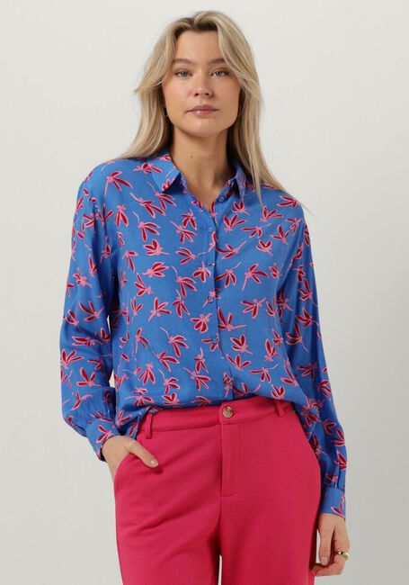 Blauwe POM AMSTERDAM Blouses BLOUSE MILLY 7235 - large
