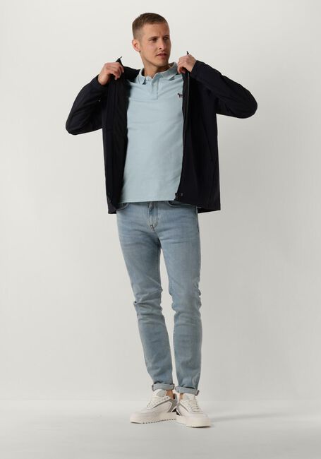 Lichtblauwe PS PAUL SMITH Polo MENS SLIM FIT LS POLO SHIRT ZEBRA - large