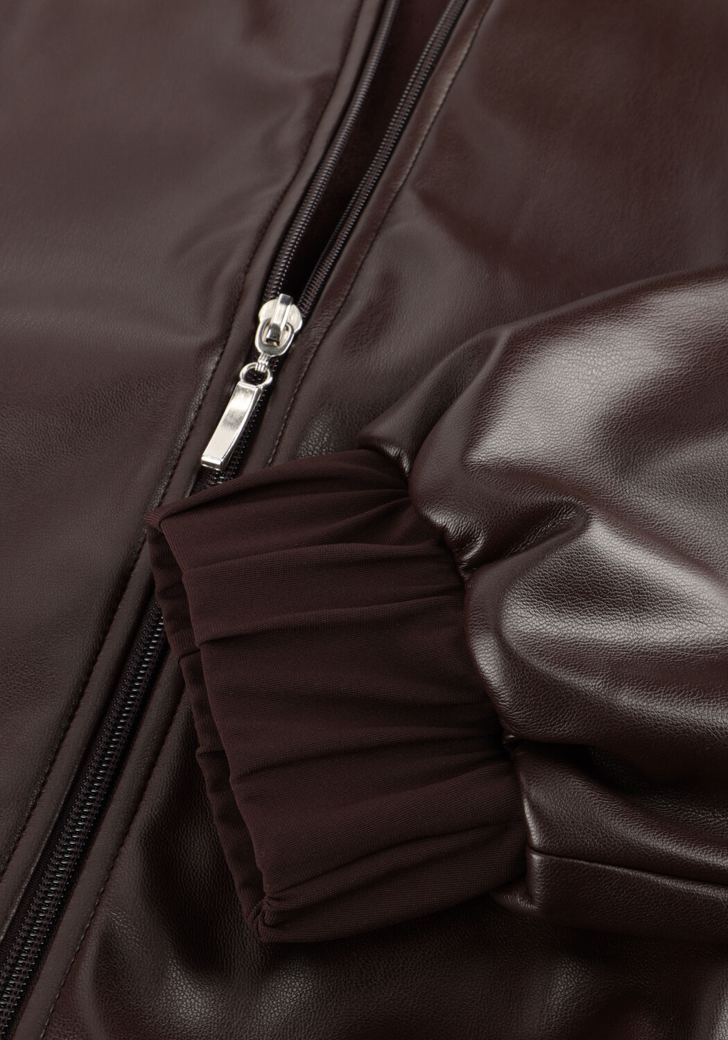 Bruine STUDIO ANNELOES Jack MAYTE FAUX LEATHER BOMBER - large