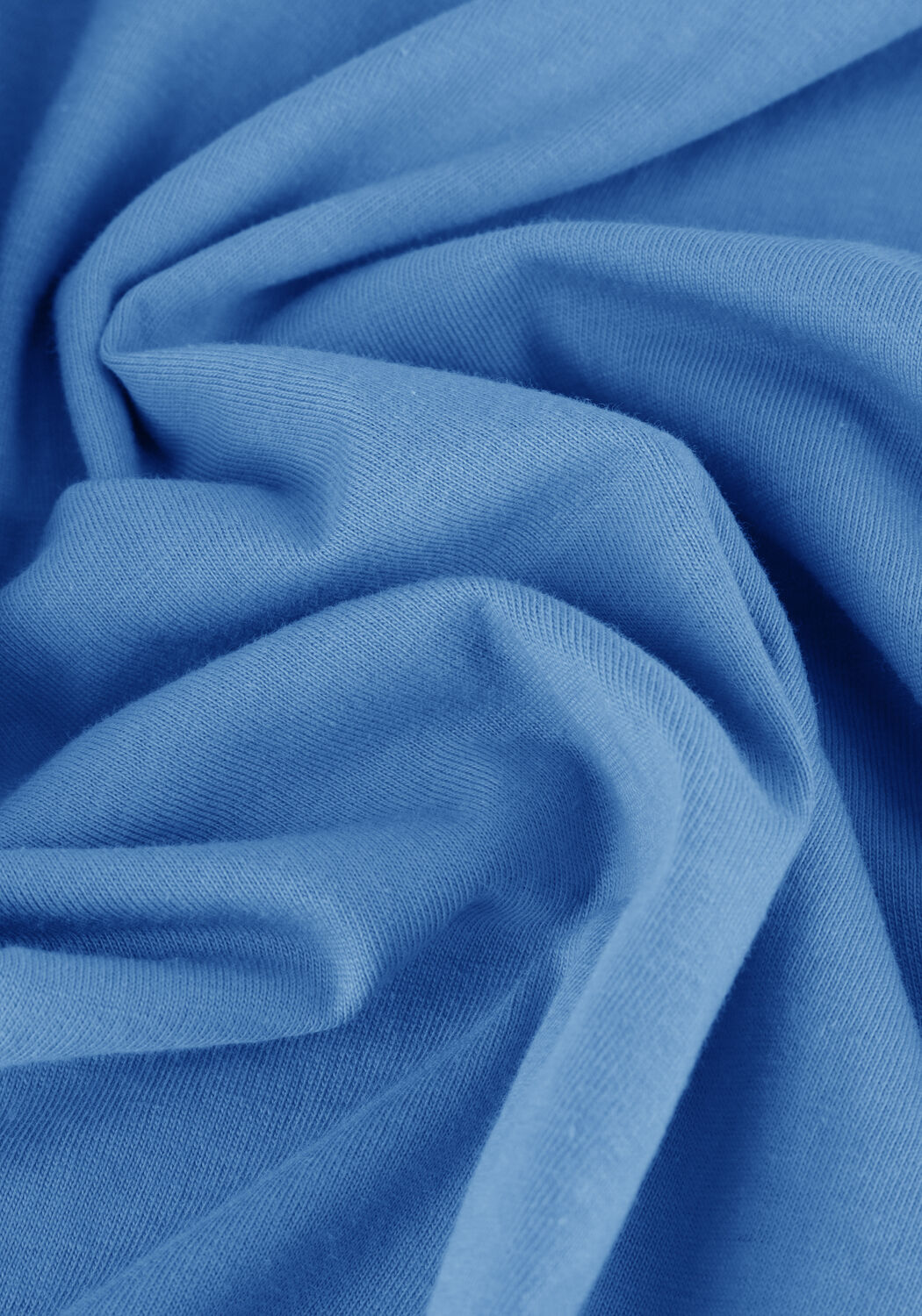 Blauwe MSCH COPENHAGEN T-shirt MSCHBETTIA ORGANIC PUFF TEE - large