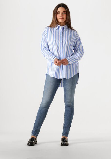 Blauwe CC HEART Blouses CC HEART HARPER STRIPE BLOUSE - large
