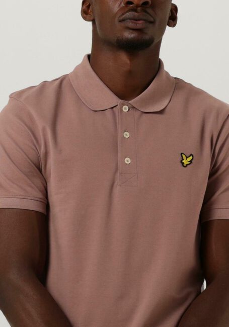 Roze LYLE & SCOTT Polo PLAIN POLO SHIRT - large