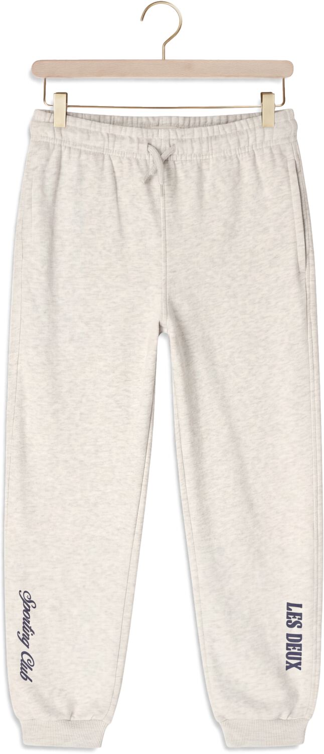 LES DEUX Jongens Broeken Woods Sweatpants Grijs