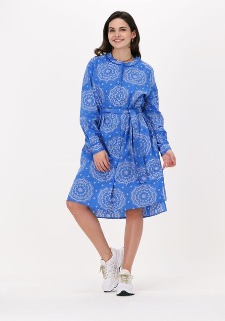 Blauwe LOLLYS LAUNDRY Mini jurk VEGA - large