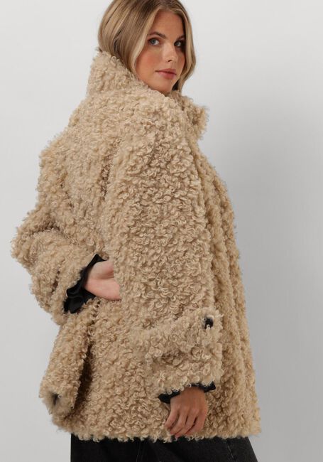 Beige CO'COUTURE Teddy jas TEDDY MIX JACKET - large