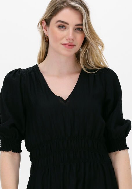 Zwarte LEVETE ROOM Midi jurk MONICA 6 SHIRT - large