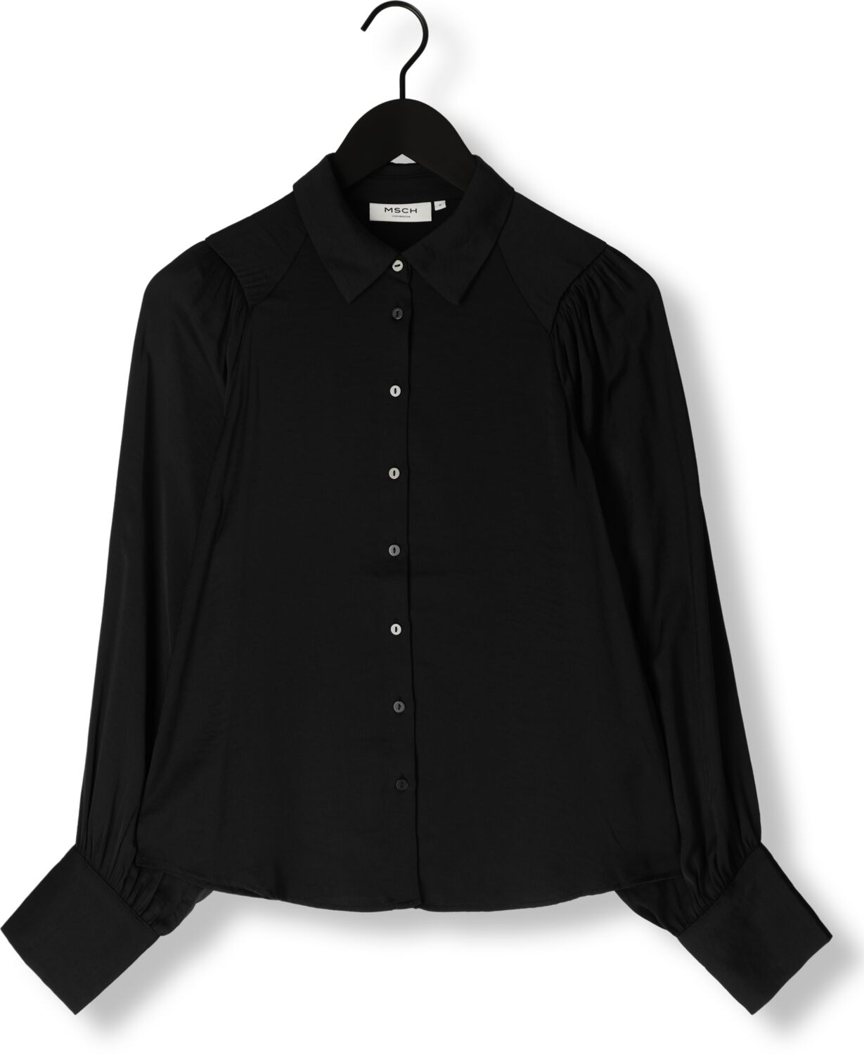 MSCH COPENHAGEN Dames Blouses Mschmaluca Shirt Zwart