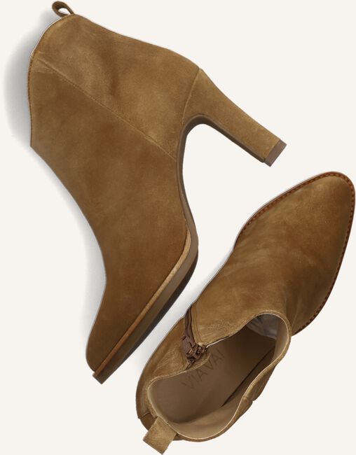 Cognac VIA VAI Enkellaarsjes FALLON RYE Omoda - Main Image