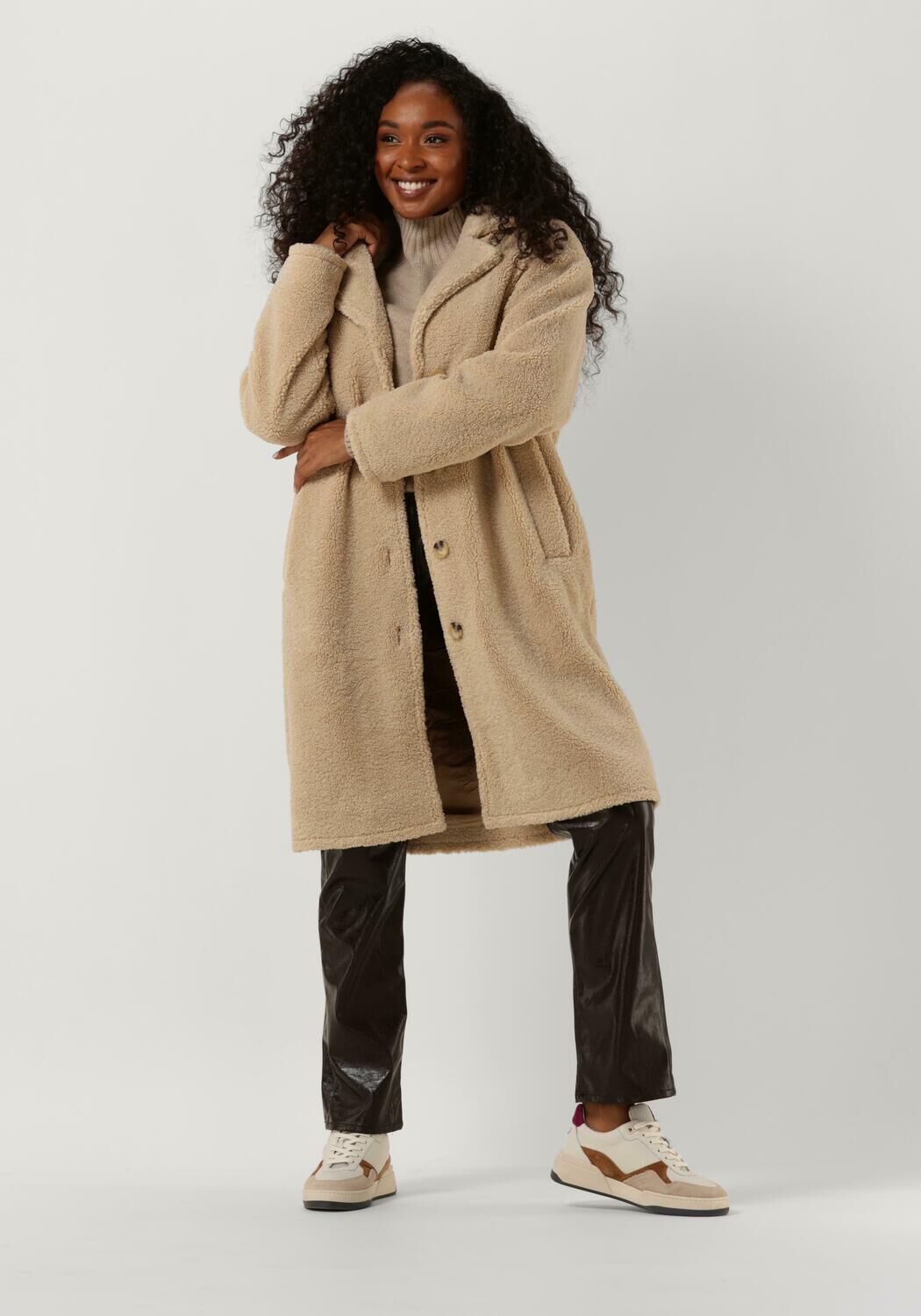 Long teddy 2025 coat
