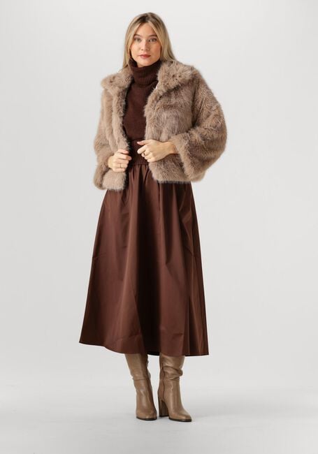 Bruine ROUGE EDIT Trui ROUCLEO ROLL NECK KNIT WEST - large