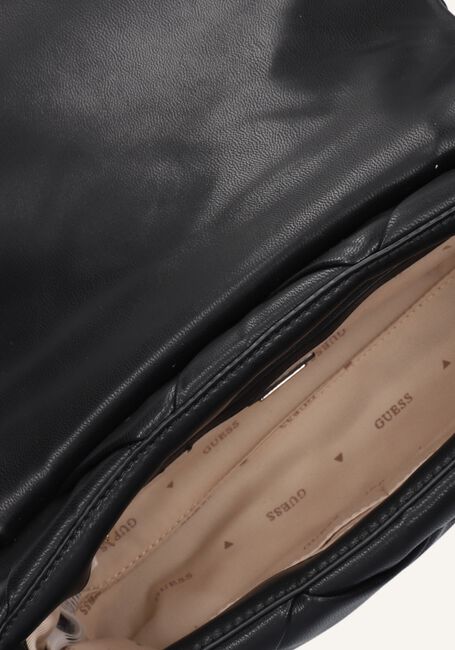 Zwarte GUESS Schoudertas ZAINA FLAP SHOULDERBAG Zwarte GUESS Schoudertas ZAINA FLAP SHOULDERBAG - large