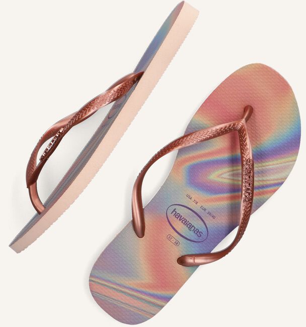 Roze HAVAIANAS Teenslippers SLIM IRIDESCENT Roze HAVAIANAS Teenslippers SLIM IRIDESCENT - large