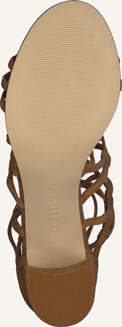 Cognac NOTRE-V Platte sandalen 45395 Cognac NOTRE-V Platte sandalen 45395 - large