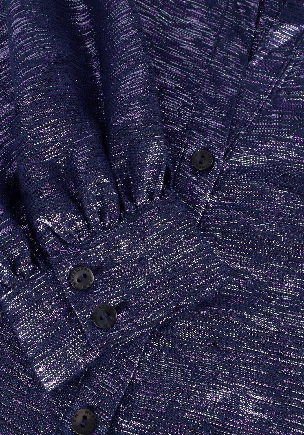 Paarse POM AMSTERDAM Blouses VIOLET FESTIVE BLUE - large